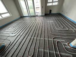 Fussbodenheizung Neubau in 14 Familienhaus in Korntal Münchingen &nbsp;&copy;&nbsp;Haustechnik Karahan GmbH