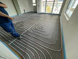 Fussbodenheizung Neubau in 14 Familienhaus in Korntal Münchingen &nbsp;&copy;&nbsp;Haustechnik Karahan GmbH