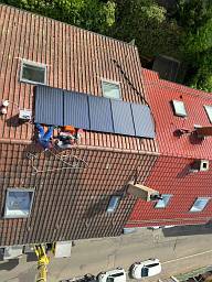 Montage Solaranalage für Heizungsunterstützung in Pforzheim &nbsp;&copy;&nbsp;Haustechnik Karahan GmbH